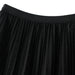 Color-Pleated Bright Yarn Mesh Skirt for Women Spring High Waist Slimming Mid Length Large Swing Cover Yarn Skirt-Fancey Boutique