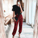 Color-Summer New Trousers Fashion Casual Pants Leopard Print Forged Trousers Micro Elastic-Fancey Boutique