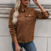 Color-Autumn Women Clothing Maillard Jacket Women-Fancey Boutique