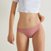 Color-Seamless High Elastic Brocade Underwear Women Classic Low Waist Half Sheath Briefs Panties-Fancey Boutique