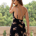 Color-Summer Women Wear Sexy off-Shoulder Chain Details Backless Slit Hem Sequ Dress-Fancey Boutique