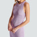 Color-Long Sleeve Short round Neck Hollow Out Cutout out Knitwear Dress Vest Shorts Women-Fancey Boutique