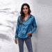 Color-Satin Shirt Women Satin Artificial Silk Long Sleeve Shirt-Fancey Boutique