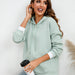 Color-Women Autumn Winter Loose Casual Hooded Long Sleeve Top Sweater-Fancey Boutique