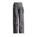 Color-Spring Niche Design High Waist Slimming Straight Pants Women Trendy Pocket Decorative Overalls-Fancey Boutique