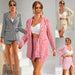 Color-Sexy Socialite Chanel Suit Set Skirt Autumn Winter Women Houndstooth Two Piece Set-Fancey Boutique