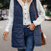 Color-Simple Stitching Plush Double Sided Women Vest Hooded-Fancey Boutique