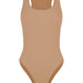 Color-Apricot-Summer Women Clothing Sexy Slim Rib Shaped Vest Jumpsuit Bodysuit-Fancey Boutique
