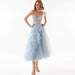 Color-Women Slim Mesh Dress Cocktail Princess Dress 3D Decoration-Fancey Boutique