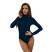 Color-Multi-6-Women Clothing Turtleneck Long Sleeve Solid Color Jumpsuit-Fancey Boutique