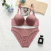 Color-Cameo Brown-Underwear Panties Set Breathable Soft Medium Thick Cotton Cup Bra With Steel Ring-Fancey Boutique