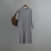 Color-Autumn Winter Round Neck Loose Long Sleeves Knitted Dress Women Long below the Knee Underdress-Fancey Boutique