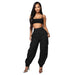 Color-High Street Women Pants Trendy Cargo Pants Multi Pocket Trousers Loose Street Straight Leg Ankle Banded Pants-Fancey Boutique