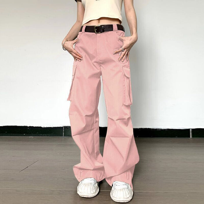 Color-Pink-Summer Women Clothing Girly Trendy Design Sexy Loose Slimming Work Clothes Casual Pants-Fancey Boutique