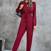 Color-Autumn Winter Women Clothing Classic Casual Long Sleeve Solid Color Jumpsuit-Fancey Boutique