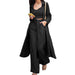 Color-Fall Casual Trench Coat Wide Leg Pants Women Clothing Three-Piece Suit-Fancey Boutique