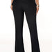 Color-Women Wear High Waist Double Button Slim Jeans Bootcut Trousers-Fancey Boutique