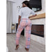 Color-Pajamas Women Spring Short Sleeved Cropped Outfit Trousers Homewear Suit-Fancey Boutique