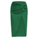 Color-Green-High Waist French Twist Irregular Asymmetric Skirt Sexy Solid Color Satin Split Package Hip with a Zipper Long Skirt for Women-Fancey Boutique