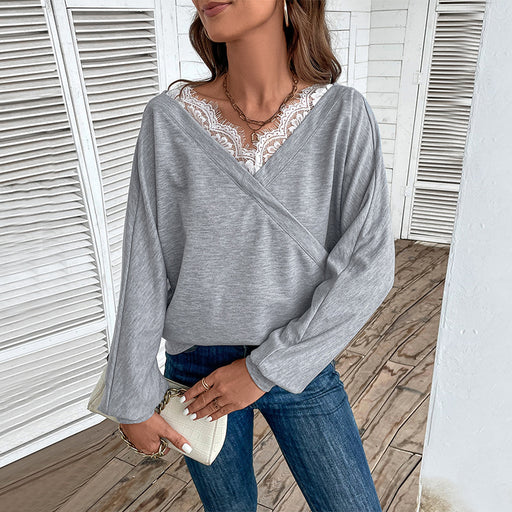 Color-Women Wear Solid Color Raglan Sleeve Sweater Autumn-Fancey Boutique