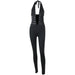 Color-Fall Women Clothing Jumpsuit Sexy Hollow Out Cutout Slim Deep V Plunge Sexy Backless Jumpsuit-Fancey Boutique