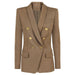 Color-Spring Autumn Advanced Women Blazer Classic Green Collar Blazer High Quality-Fancey Boutique