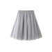 Color-Skirt Spring Summer Women Korean High Waist Bubble Skirt Slimming Short A line Tulle Skirt Short Skirt-Fancey Boutique