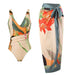 Color-Meat Background Two-Piece Suit-Bikini Two Piece Suit Women One Piece Swimming Suit-Fancey Boutique