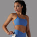 Color-Dark Blue-Sports Underwear Push up Cross Sexy Beauty Back Strap Yoga Bra Running Workout Vest-Fancey Boutique