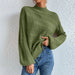 Color-Autumn Winter Solid Color Women Top Loose round Neck Pullover Twist Sweater for Women-Fancey Boutique