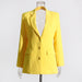 Color-Fall Sexy Backless Diamond Design with Diamond Loose Profile Slimming Blazer Women-Fancey Boutique