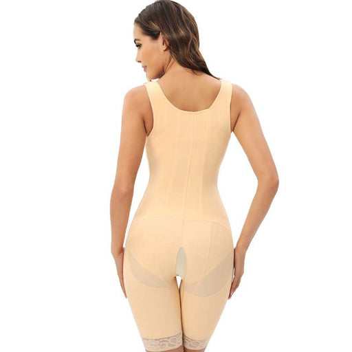 Color-Shaping Slimming Clothes Row Buckle Corset One Piece Waist Girdling Belly Contraction Open Women Jumpsuit Women-Fancey Boutique