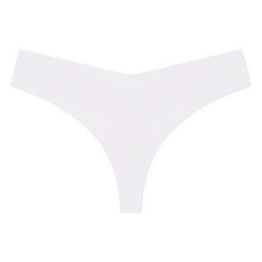 Color-White-Seamless Underwear One Piece V Shaped Low Waist Sexy High Elastic T Back T Shaped Panties Women-Fancey Boutique