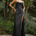 Color-Black-Spring Summer Women Clothing Sexy Sleeveless Camisole Gown Dress-Fancey Boutique