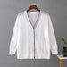 Color-White-Knitted Cardigan Women Summer Women Clothing Ice Silk Thin Air Conditioning Sun Protection Coat Sleeve Top Women-Fancey Boutique