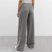 Color-Fall High Waist Drape Wide Leg Pants Women Casual Loose Pants-Fancey Boutique