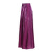 Color-Purple Thin Satin Dress Autumn Large Long Leg High Waist Wide Leg Pants Women-Fancey Boutique