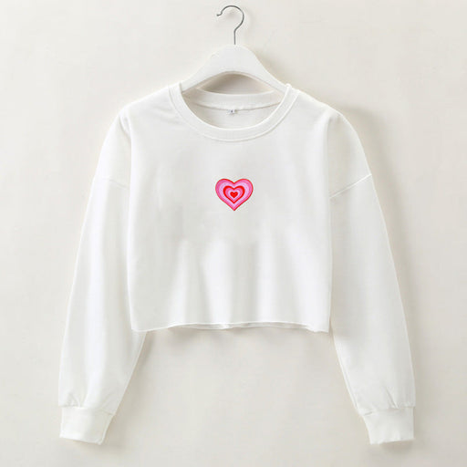 Color-White-Women Clothing Autumn Winter Short Sweater-Fancey Boutique