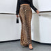 Color-Arrival High Grade Elegant Leopard Print High Waist Tight Long Women Skirt-Fancey Boutique