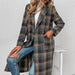 Color-Fall Winter Casual Women Clothing Trendy Single Breasted Plaid Wool Coat-Fancey Boutique