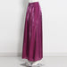 Color-Elegant Office Casual Pants Autumn Loose Slimming Glossy High Waist Mop Wide Leg Pants-Fancey Boutique