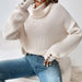 Color-Women Solid Color Women High Collar Thick Sweater Sweater-Fancey Boutique