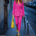 Color-Spring Autumn Office Business Professional Women Work Pant Two Piece Set-Fancey Boutique