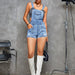 Color-Women Clothing Street Casual Denim Suspender Shorts Women-Fancey Boutique