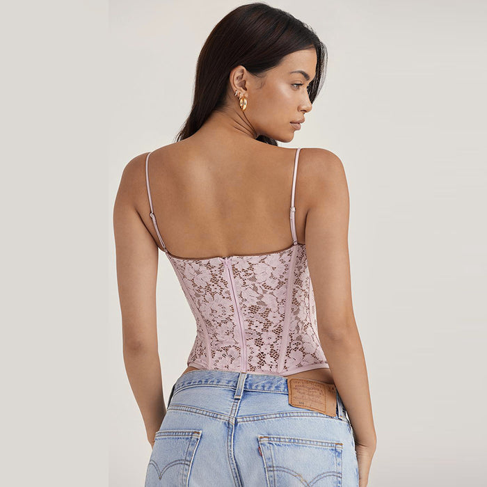 Color-Fall Women Clothing Lace Sexy Camisole Women Boning Corset Top Women-Fancey Boutique