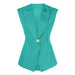 Color-Skyblue-Summer Sleeveless Slim Fit Office Women Business Vest Women-Fancey Boutique