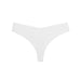 Color-White-One Piece Seamless T Back Women Ice Silk Sexy Cotton Stall Sports T Type Pants Invisible Briefs-Fancey Boutique