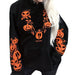 Color-Black-Arrival Halloween Women Top Wansheng Pumpkin Head Printed Hoodie Women-Fancey Boutique