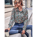 Color-Spring Long Sleeve Printed Shirt Women-Fancey Boutique