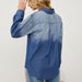 Color-Casual Collared Single Breasted Denim Coat-Fancey Boutique